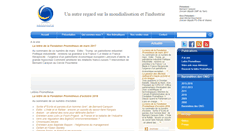 Desktop Screenshot of fondation-prometheus.org